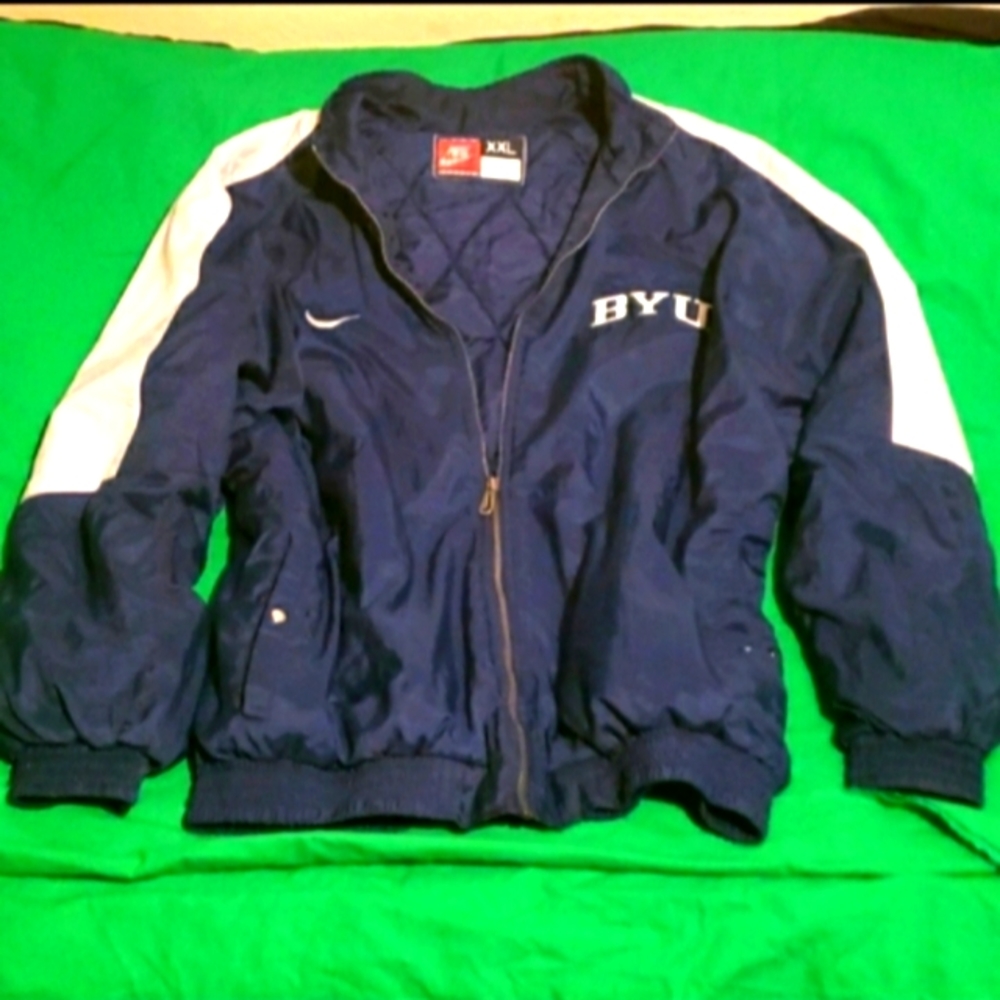 Nike BYU College Brigham Young Jacket Sz XXL